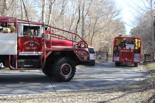 Mutual Aid to Flanders for a Brush Fire 2015